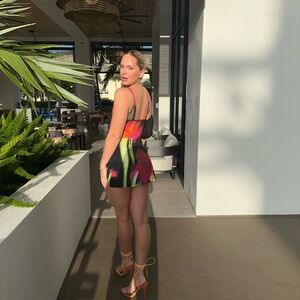 White Fox Boutique Multicolor Mini Dress